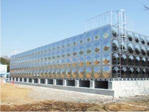 SUS製パネル受水槽